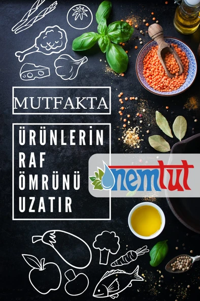 Rutubet Giderici Nem Emici Koku Küf Ve Korozyon Önleyici 1 Kutu 2 Paket 1 Kg - Resim 2