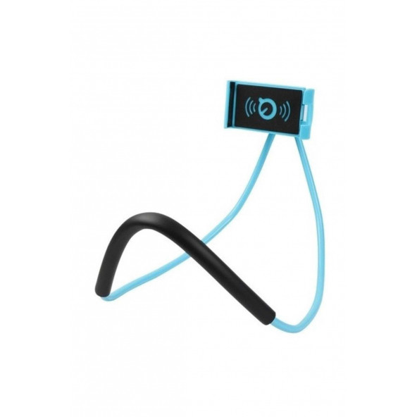 Boyun Askılı Cep Telefonu Tutucu Mavi