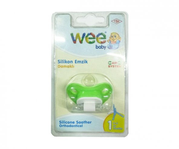 Wee Baby Silikon Emzik Damaklı No:1 0-6 Ay / 841