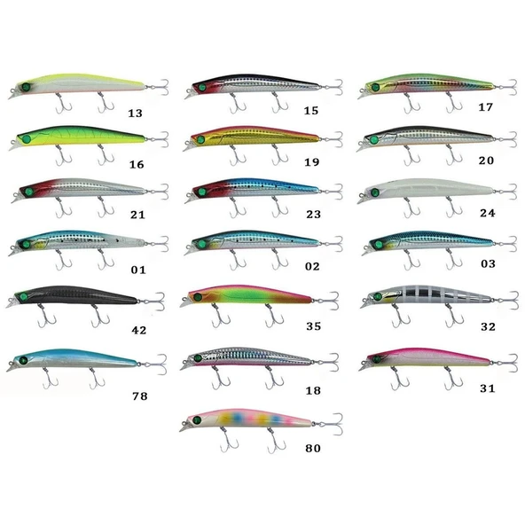 Kendo Haryu 12.5 cm 14.8g Floating Maket Balık  80 ürün görseli 1