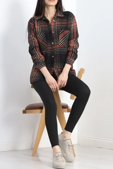 Çift Cep Oduncu Gömlek Siyahbej - 20905.1874. - Resim 2