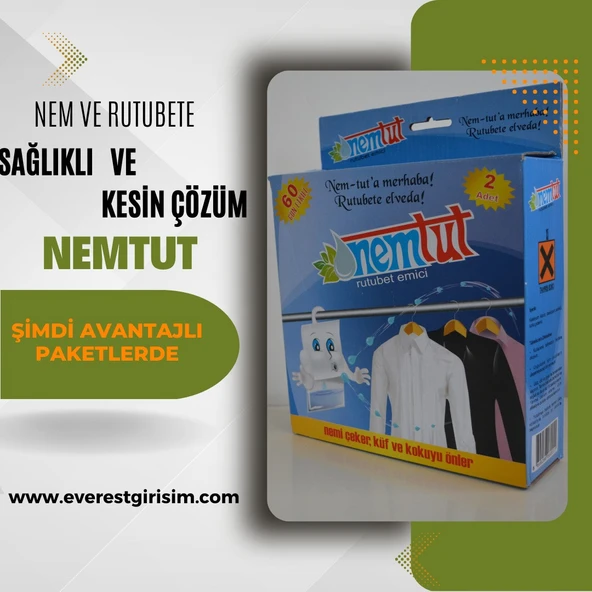 Rutubet Giderici Nem Emici Koku Küf Ve Korozyon Önleyici 1 Kutu 2 Paket 1 Kg - Resim 3