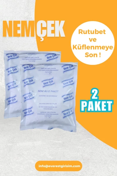 Nem Rutubet Korozyon Buhar Terleme Çekici Alıcı Tutucu Giderici Önleyici (2 PAKET) 500 gr