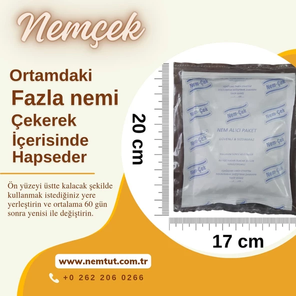 Nem Rutubet Korozyon Buhar Terleme Çekici Alıcı Tutucu Giderici Önleyici (3 PAKET) 750 gr - Resim 5
