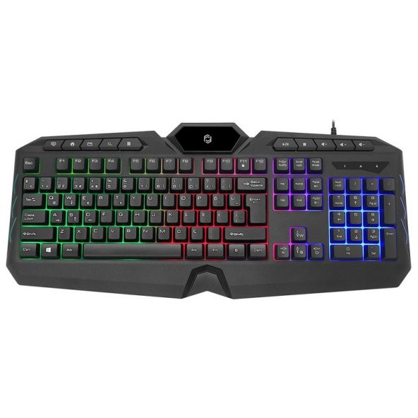 Frisby FK-4860QU Kablolu RGB LED Aydınlatmalı Q Oyuncu Klavye
