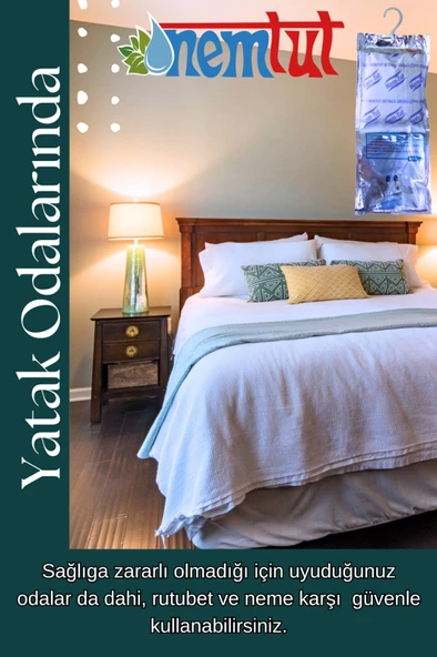 Nem Tutucu Giderici Rutubet Emici Kötü Koku Giderici Küf Ve Korozyon Önleyici 3 Kutu 6 Paket 3 Kg - Resim 3