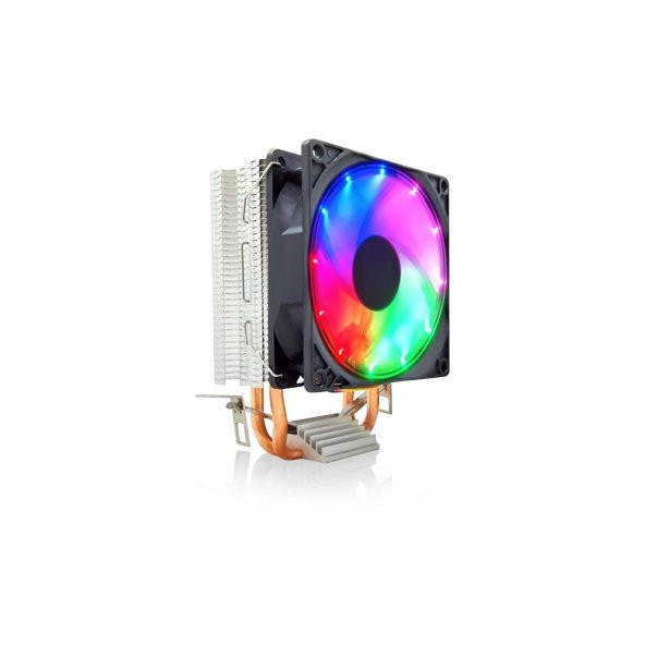 Snowman M200 (AMD/Intel Uyumlu) CPU Soğutucu Rainbow Fan - 1