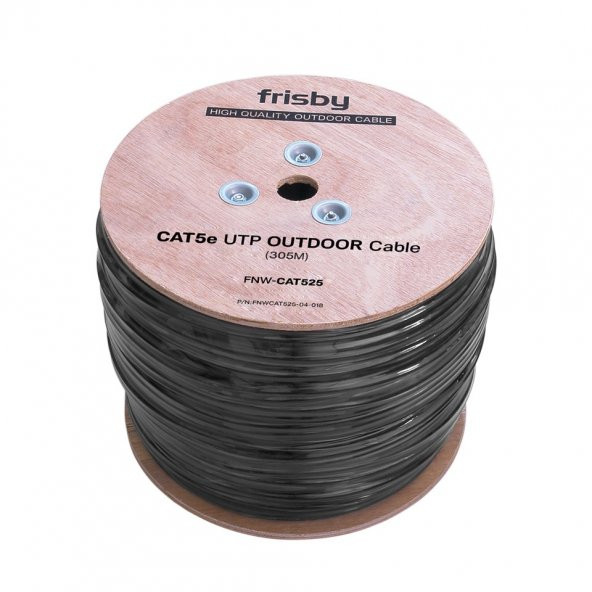 Frisby FNW-CAT525 305m Gigabit CAT5e UTP Dış Mekan Outdoor Kablo