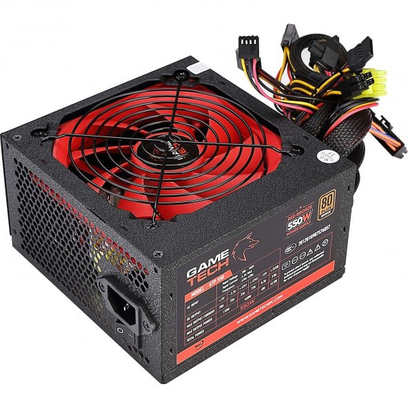 Gametech GTP-550 550W 80+ Bronze Güç Kaynağı - 2