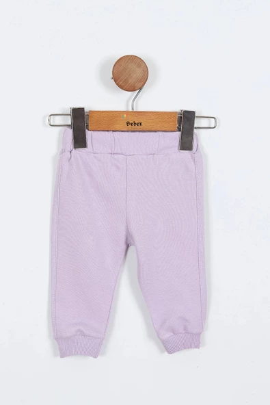 Kedi Desenli Pamuklu Fermuarlı Kapşonlu Zıbın Uzun Kol Kız Bebek 3'lü Takım Alt Üst Kız Bebek Takım - 11