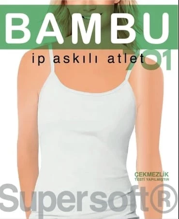 Star 701 Bambu İp Askılı Bayan Atlet - 3