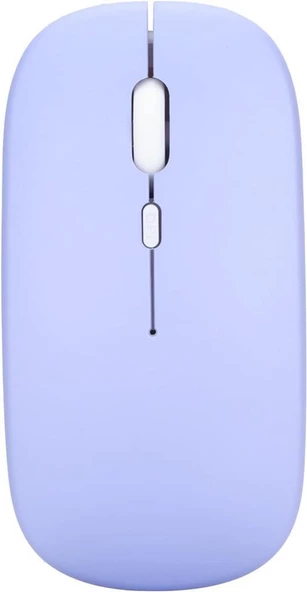 NPO S407 Tablet 8" Uyumlu Kablosuz Bluetooth Pilli Optik Mouse - Mor