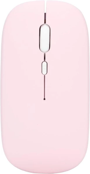 Samsung Galaxy Tab Active 4 Pro SM-T638 10.1" Uyumlu Kablosuz Bluetooth Pilli Optik Mouse - Pembe