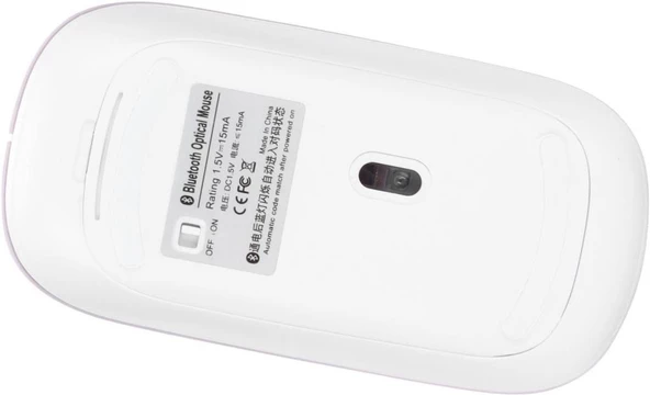 Onpad Extreme 10.1'' Uyumlu Kablosuz Bluetooth Pilli Optik Mouse - Pembe - 4