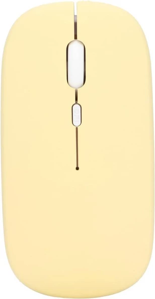 Huawei MatePad Pro 2024 PaperMate Edition 12.2" Uyumlu Kablosuz Bluetooth Pilli Optik Mouse - Sarı