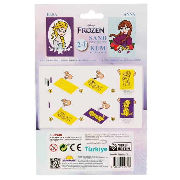 Nessiworld 2in1 Disney Frozen Kum Boyama Seti DS 31 - 4