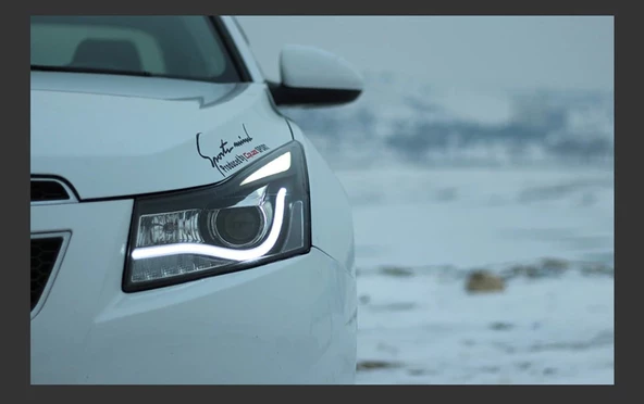 Chevrolet Cruze Kaşlı Led Far Takımı Bi-Xenon - 6