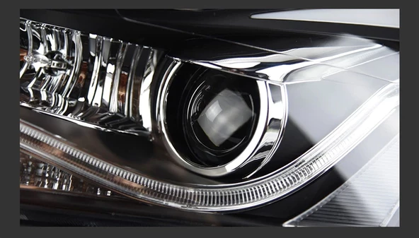 Chevrolet Cruze Kaşlı Led Far Takımı Bi-Xenon - 8