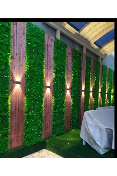 10 Adet 10 Watt Gün Işığı Ledli Işık Süzmeli Dekoratif Led Aplik Bahçe Teras Veranda Kamelya Apliği - 8