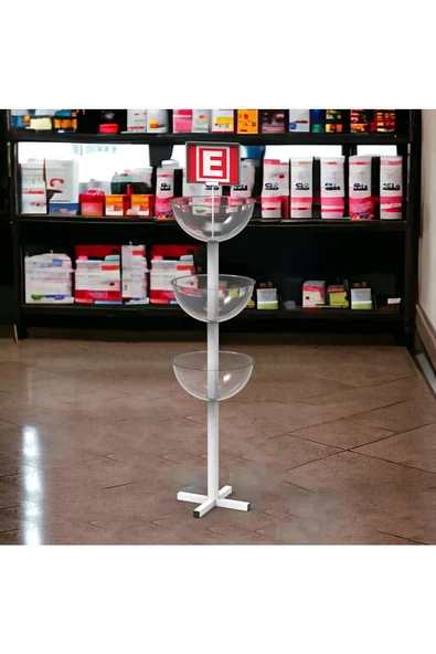 Eczane Standı&Eczane Teşhir Rafı&Üç Çanaklı Ürün Teşhir Standı - 2