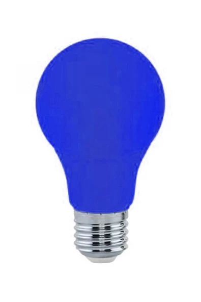 10 Adet K2 MAVİ Işık 5 Watt Led Gece Lambası Ampulü, E27 Duylu Ağaç Feneri Ampulü - 2