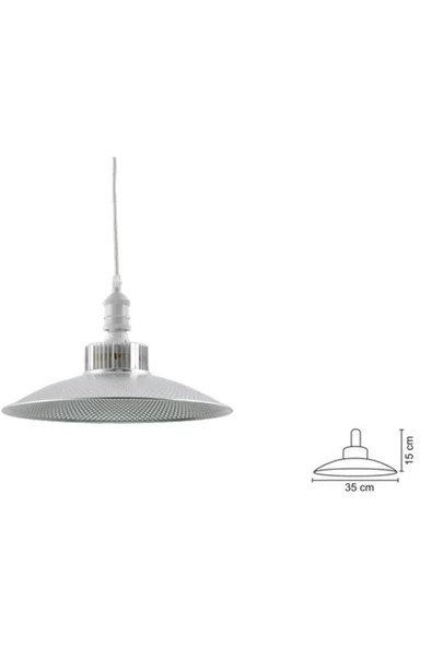 50 Watt 6500K Beyaz Işık Ledli Yüksek Tavan Armatürü, Led Avize, Led Armatür, Kafe, Otel, Ev Avizesi - 2