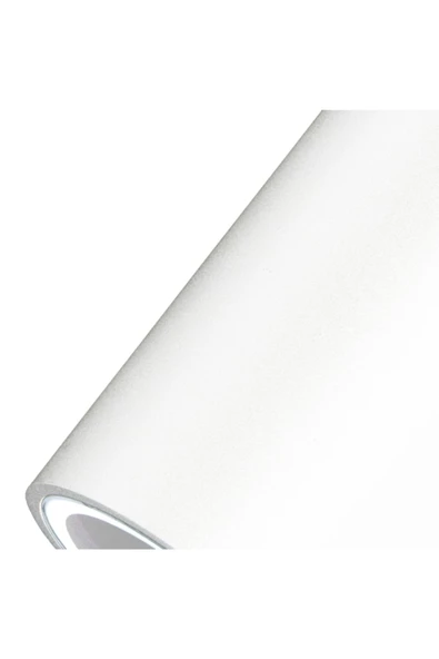 Beyaz Kasa Kırmızı Işık Ledli Iç Ve Dış Mekan Bahçe Balkon Salon Teras Veranda Apliği - Resim 2