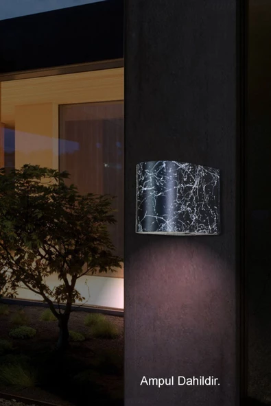 Kırmızı Işık Led Iç - Dış Mekan Dekoratif Modern Lüks Aplik Ip65 - 3
