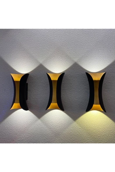 10 Watt Gün Işığı Led Armatür, Villa, Bungalov, Bahçe, Balkon Apliği, Modern Led Aplik, Şık Armatür - 5