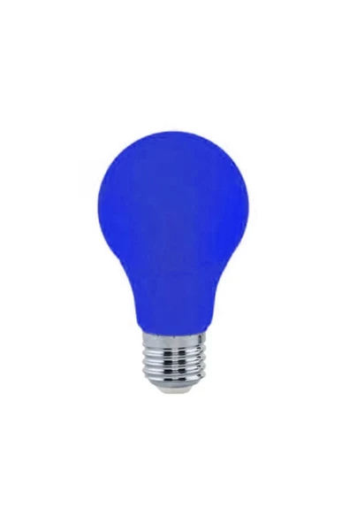 10 Adet K2 MAVİ Işık 5 Watt Led Gece Lambası Ampulü, E27 Duylu Ağaç Feneri Ampulü - 3