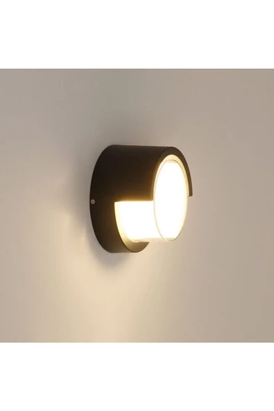 6 Watt Gün Işığı Ledli Dış Mekan, Bahçe, Teras, Balkon, Kamelya, Veranda Apliği, Bahçe Duvar Armatür - 8