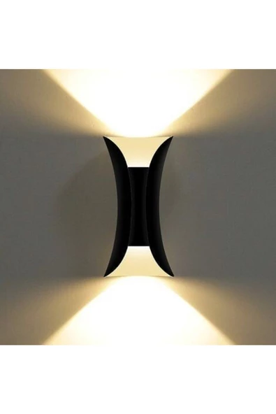 Gün Işığı Ledli, 300 Kelvin 10 Watt Modern Tasarım Aplik, Bahçe, Balkon, Cafe, Bar, Otel Apliği - 6