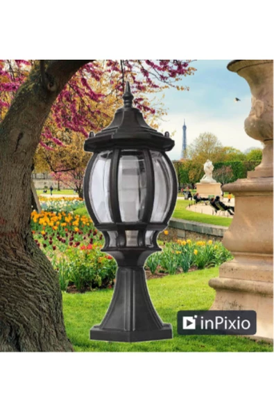 Sekizgen Set Üstü Bahçe Armatürü, Bahçe Duvar Apliği, Set Üstü Dekoratif Armatür, Bahçe Armatürü - 5