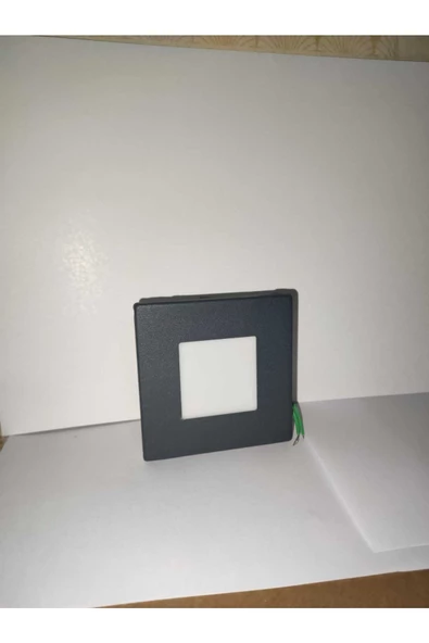 1. Sınıf Kare Sensörsüz Mavi Işık Led Spot Merdiven Basamak Ve Koridor Armatürü - 2