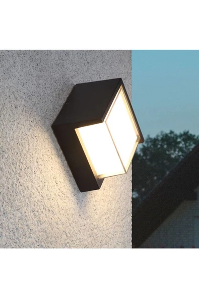 6 Watt Günışığı Ledli İç ve Dış Mekan, Bahçe, Balkon, Teras, Kamelya, Veranda Apliği, Led Armatür - 4