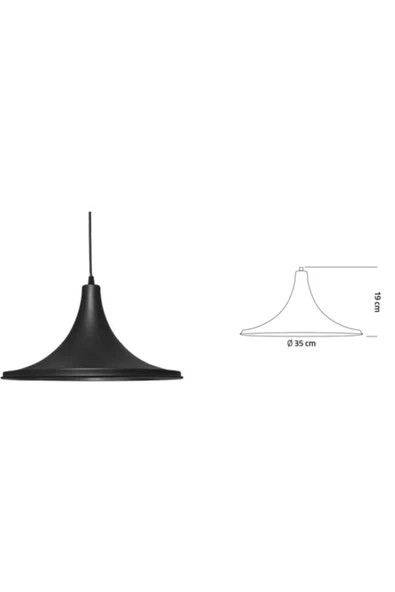 Metal Tavan Sarkıt, Armatür, Dekoratif Armatür, E27 Duylu Tavan Avizesi, Metal Armatür, Metal Sarkıt - 2