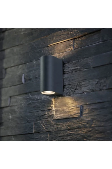 Çift Yönlü Dekoratif Iç Ve Dış Mekan Bahçe Salon Balkon Veranda Teras Duvar Aydınlatma Aplik ürün görseli 1