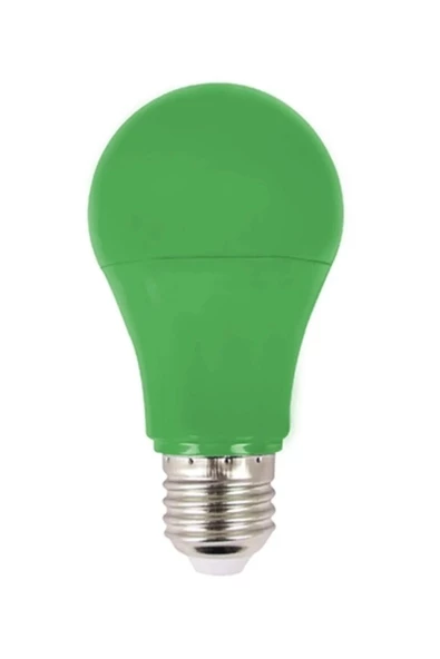 10 Adet K2 YEŞİL Işık 5 Watt Led Gece Lambası Ampulü, E27 Duylu Ağaç Feneri Ampulü - 4
