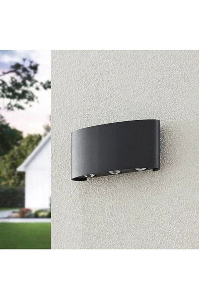 Uranüs 10 W Gün Işığı Ledli Dekoratif Işık Süzmeli Iç Ve Dış Mekan Modern Aplik - 3