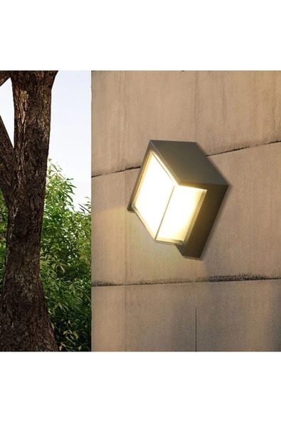 6 Watt Günışığı Ledli İç ve Dış Mekan, Bahçe, Balkon, Teras, Kamelya, Veranda Apliği, Led Armatür - 2