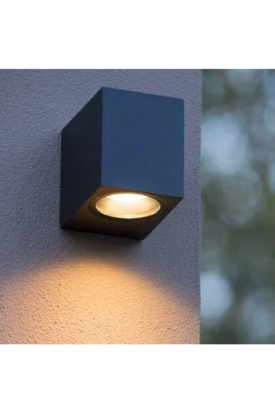 Kırmızı Işık Led Iç - Dış Mekan Dekoratif Modern Lüks Aplik - Resim 5