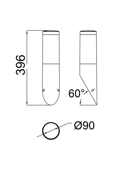 Dekoratif Plastik Iç Dış Mekan Aydınlatma Armatürü - 3
