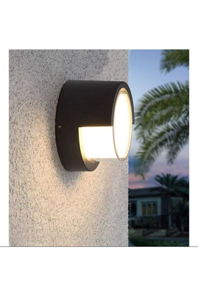 12 Watt, 3000k, Bahçe Armatürü, Bahçe Duvar Aplik, Led Aplik, Kapı Girişi, Villa Dış Cephe Apliği - 7