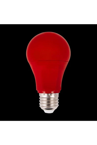 5 Adet K2 KIRMIZI Işık 5 Watt Led Gece Lambası Ampulü, E27 Duylu Ağaç Feneri Ampulü - Resim 2