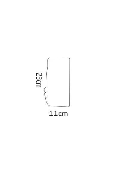 ECN-5025 24W Elips Dış Mekan Led Aplik Beyaz Işık - 4