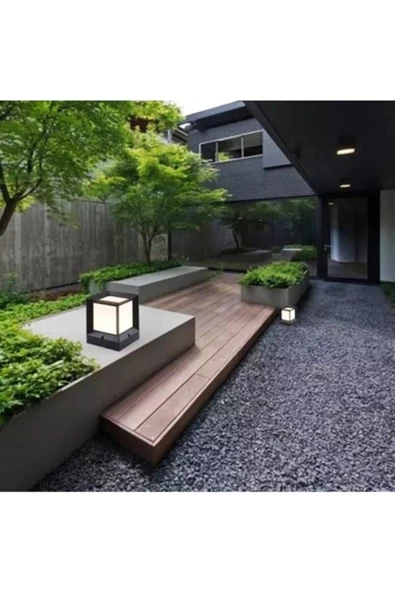 Ultra Set Üstü Aydınlatma Kare Küp Bahçe Aydınlatma Armatürü Gr-25147 - Resim 4