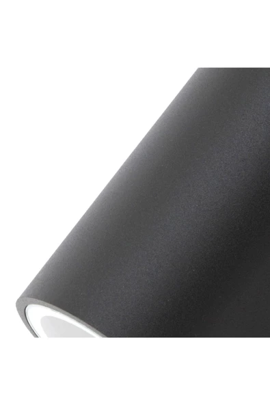 Dekoratif Çift Yönlü Antrasit Aplik - Yeşil Işık-ampuller Dahil - Resim 3