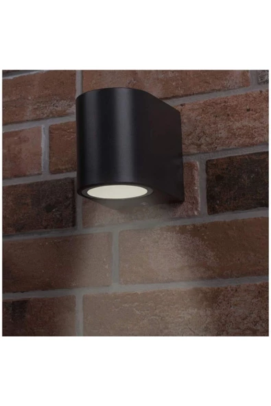 20 Adet Tek Yönlü Iç - Dış Mekan Dekoratif Siyah Aplik - Ip65 - Resim 4
