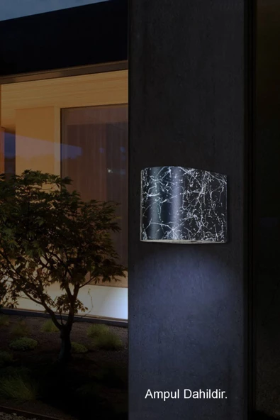 Mavi Işık Led Iç - Dış Mekan Dekoratif Modern Lüks Aplik Ip65 - 2