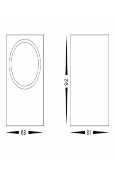 7 Watt Gün Işığı Ledli Dekoratif Tek Yönlü Iç Ve Dış Mekan Duvar Apliği - 5